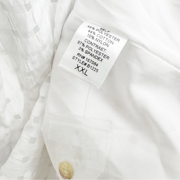 NWT Pomander Place Tuckernuck Bonnie Textured Square Neck Top White - Picture 5 of 6